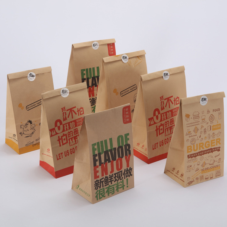 Fast food paper bags case, paper candy bags, paper cookie bags, paper